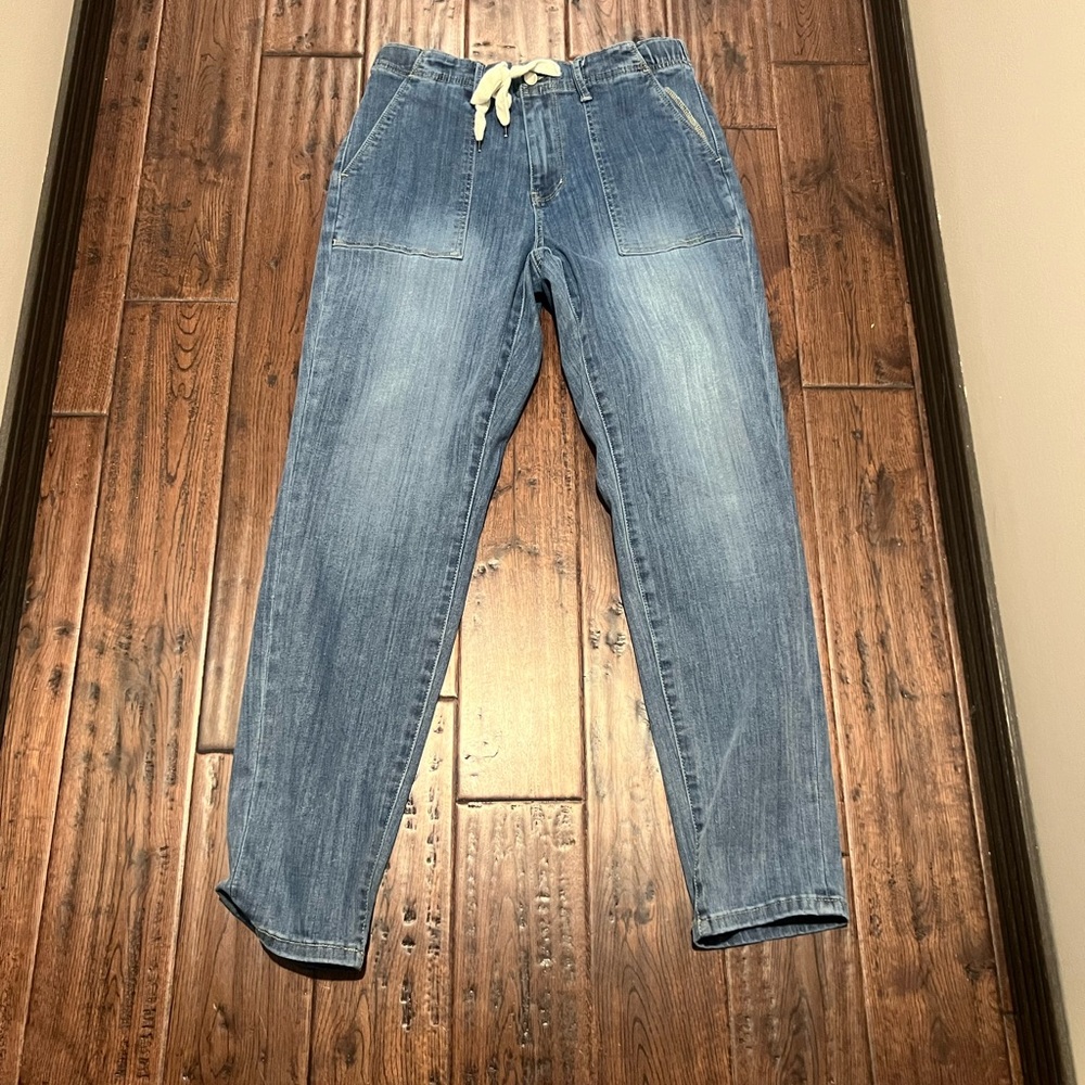 Judy Blue Relaxed Fit Jeans with Drawstring